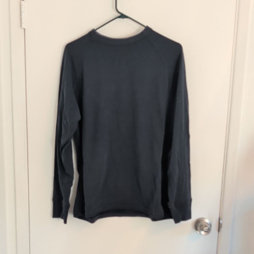 Sonoma Dark Blue 100% cotton Long Sleeve Pullover